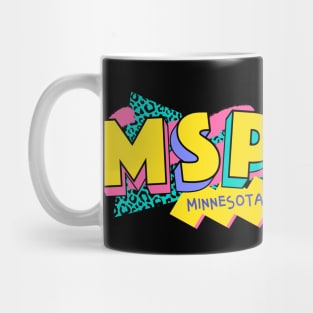 Retro 90s Minneapolis Saint Paul MSP / Rad Memphis Style / 90s Vibes Mug